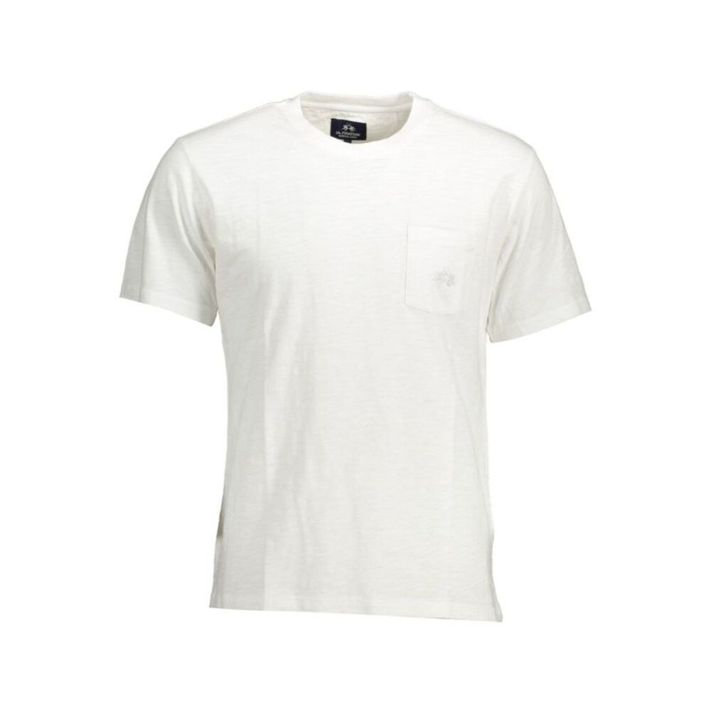 La Martina Bianco Cotton Men Men's T-Shirt